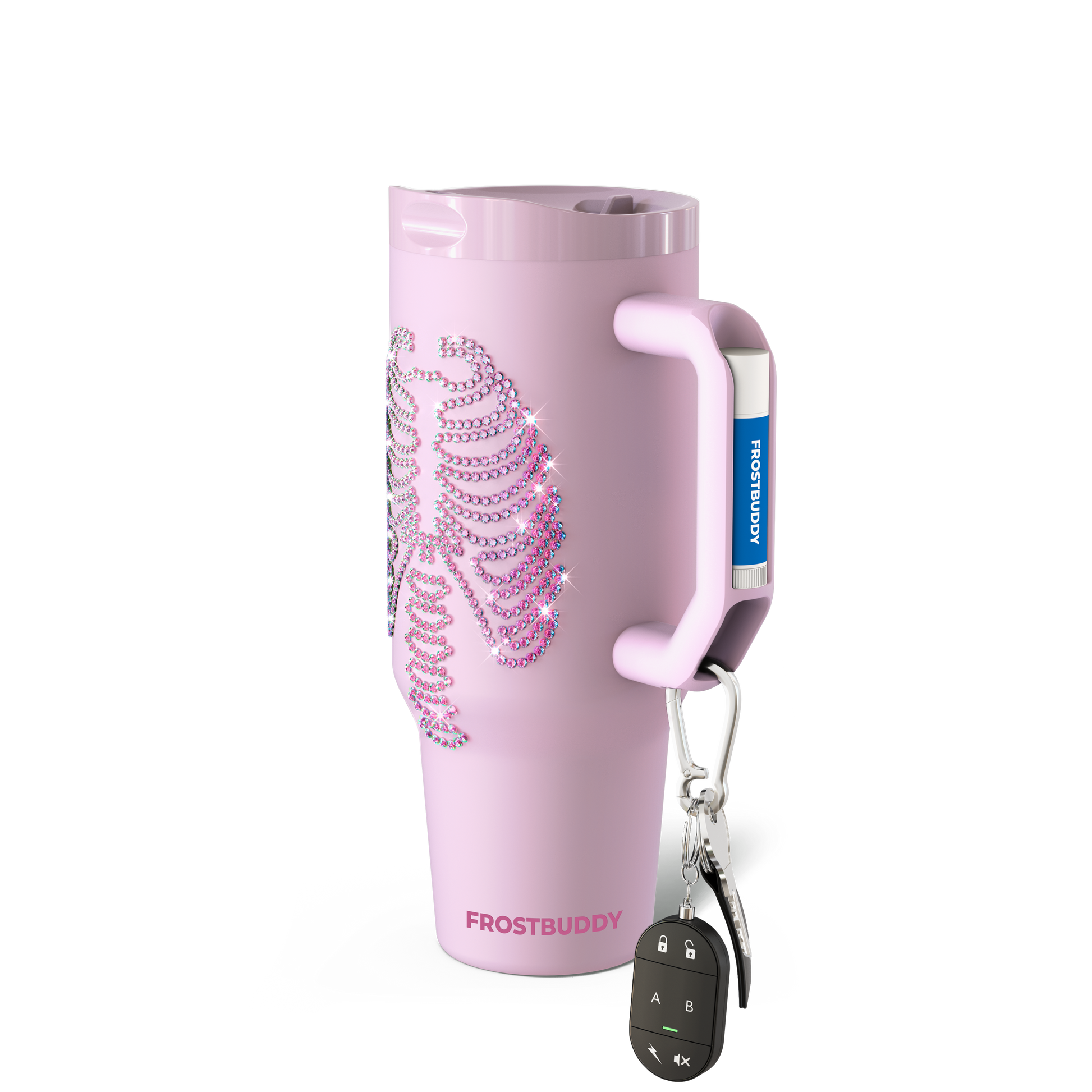 Thicc Buddy 40oz | Pink Skeleton